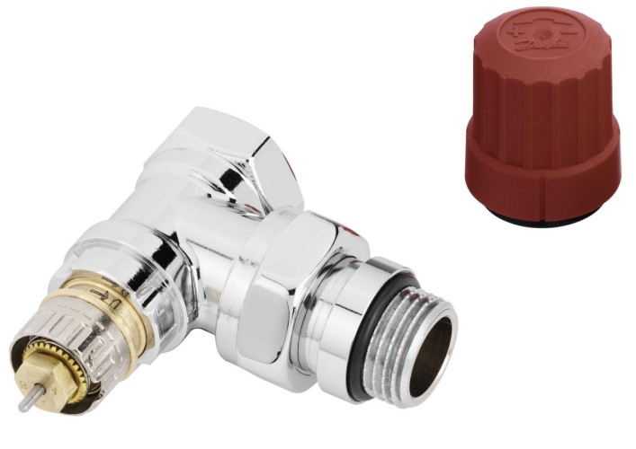 Danfoss - 013G4247 - Клапан RA-NCX угловой, хромированный