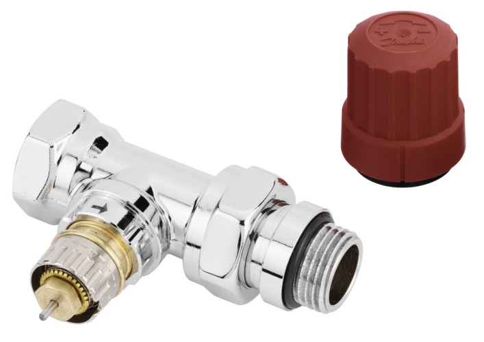 Danfoss - 013G4248 - Клапан RA-NCX прямой, хромированный