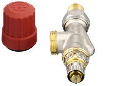 Danfoss - 013G4203 - Клапан для двухтрубной системы отопления RA-N, угловой горизонтальный (UK), Ду 15 мм, наружная резьба