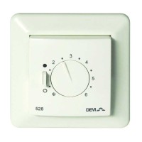 DEVI - 140F1043 - Терморегулятор Д-528 ELKO с датчиком пола, 10А