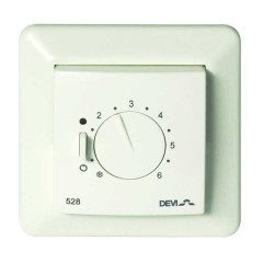 DEVI - 140F1043 - Терморегулятор Д-528 ELKO с датчиком пола, 10А