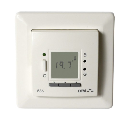 DEVI - 140F1050 - Терморегулятор Д-535 ELKO с датчиком пола и воздуха