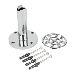 DEVI - 98805195 - Дополнительный кронштейн для DEVIrail™, хром 20Вт/40Вт/60Вт 12 см