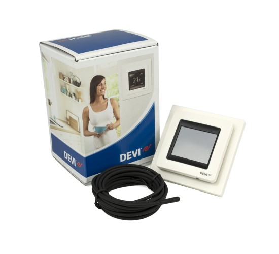 Devi - 140F1064 - Терморегулятор DEVIreg Touch с комбинацией датчиков, белый