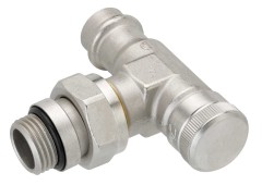 Danfoss - 003L1825 - Клапан запорный RLV угловой, для прессового соединения