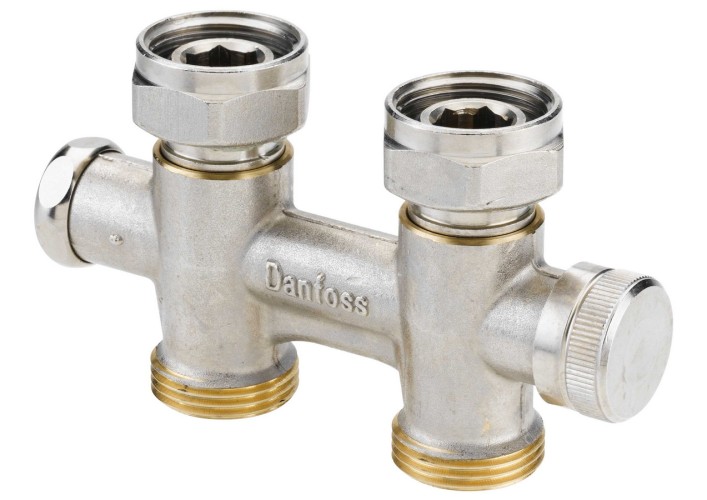 Danfoss - 003L0241 - Клапан запорный прямой с функцией дренажа, G3/4" x G3/4"