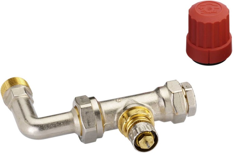 Danfoss - 013G3363 - Клапан RA-K с уплотнительной втулкой и отводом с накидной гайкой