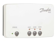 Danfoss - 087N7478 - Приемник сигнала беспроводных термостатов RX-3, 3 канала