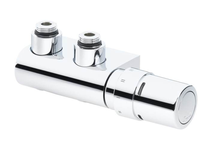 Danfoss - 013G4279 - Терморегулирующий комплект VHX и термоэлемент RAX, хромированный, угловой