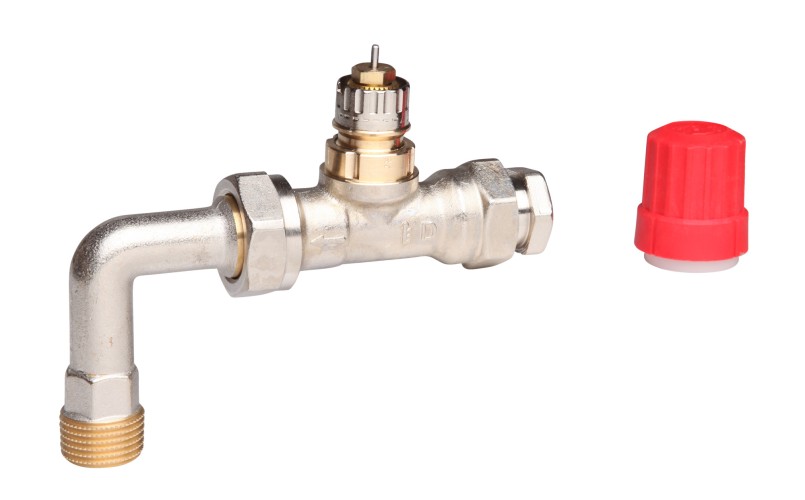 Danfoss - 013G7039 - Клапан с уплотнительной втулкой и отводом с накидной гайкой