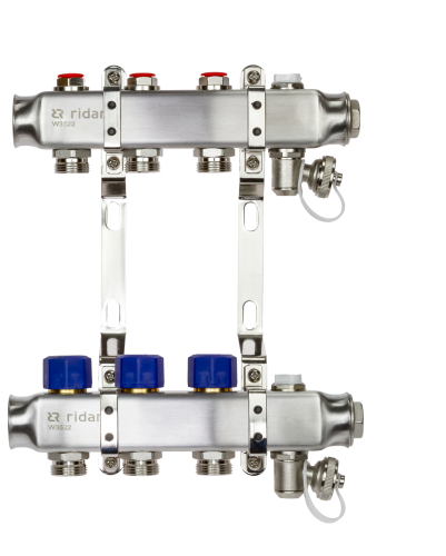 Ridan - 088U0973R - Комплект коллекторов SSM-3R set с кронштейнами, 3 контура