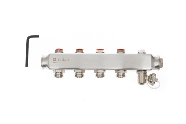 Ridan - 088U0976R - Комплект коллекторов SSM-6R set с кронштейнами, 6 контуров