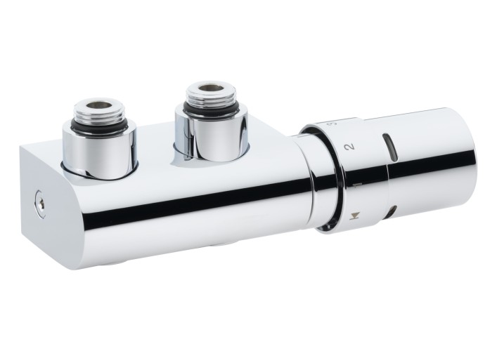 Danfoss - 013G4379 - Терморегулирующий комплект VHX и термоэлемент RTX, хромированный, угловой