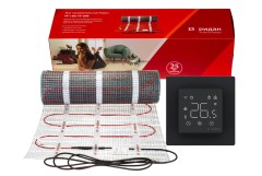 Ridan - 21RT1054R - Ridan TF-150 нагревательный мат 6 м² с терморегулятором Ridan Clever (черный)