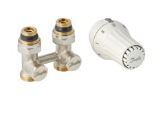 Danfoss - 013G5141 - Комплект RAE, RLV-KS прямой, с переходниками, G3/4A x G1/2A