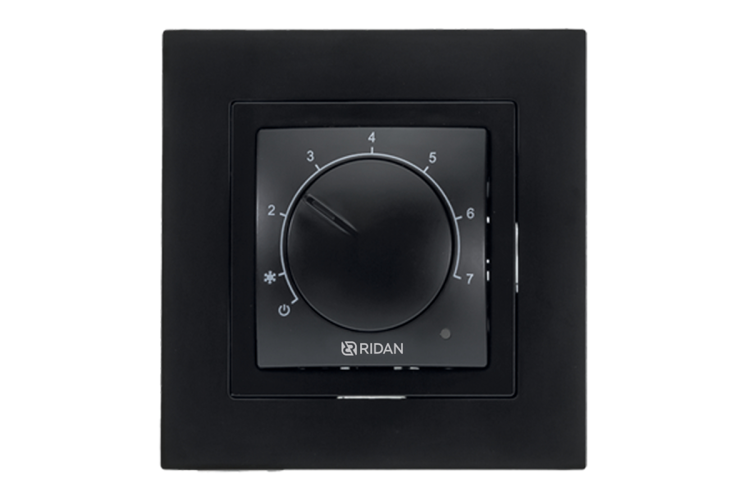 Ridan - 21RT0102R - Терморегулятор Ridan Twist (Твист) черный