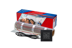 Ridan - 21RT1058R - Комплект для теплого пола: нагревательный мат Ridan TF-150 10 м² с терморегулятором Ridan Clever (черный)