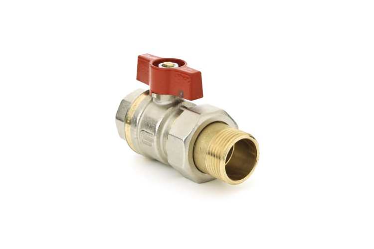 Danfoss - 065B8205 - Кран шаровой BVR-F с "американкой" с резьбой 1"