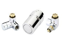Danfoss - 013G4003 - Комплект RAX set для подключения терморегулятора справа, хромированный