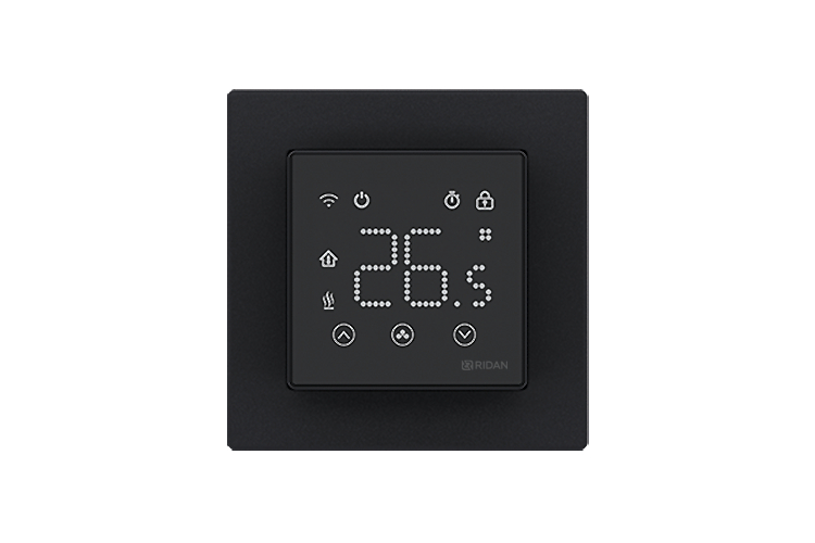 Ридан - 21RT0109R - Терморегулятор Ридан Сlever черный