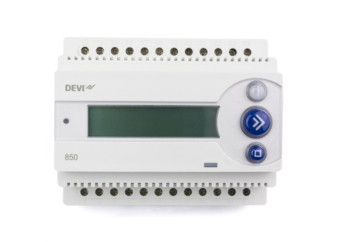 DEVI - 140F1084 - DEVIreg™ D-850 на шину DIN, с источником питания 24 В