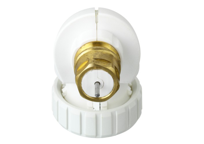 Danfoss - 013G1350 - Угловой адаптер для установки термоэлементов RTR, RTRW, RA и RAW на клапаны RA