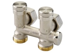 Danfoss - 003L0283 - Клапан запорно-присоединительный угловой RLV-K,  G3/4&quot; x G3/4&quot;