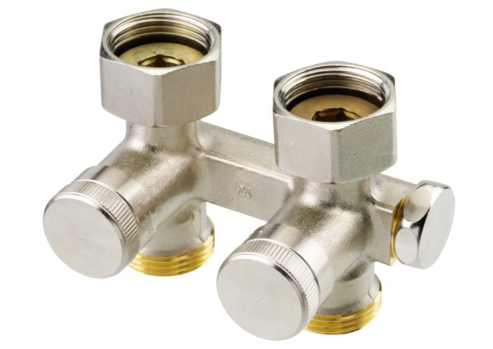 Danfoss - 003L0281 - Клапан запорно-присоединительный прямой RLV-K,  G3/4" x G3/4"