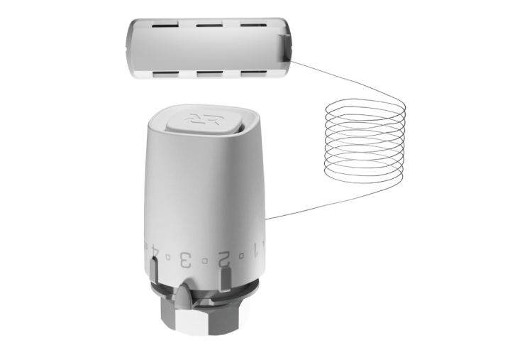 Ridan - 013G9006R - Термостатический элемент с выносным датчиком температуры L=2м и присоединением М30х1,5 TR 9006