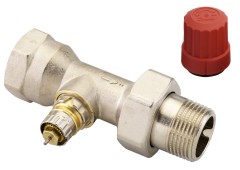 Danfoss - 013G7018 - Клапан RTR-N Прямой, никелированный dy 25