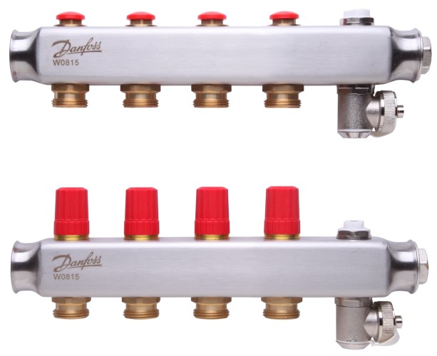 Danfoss - 088U0804 - Коллекторы SSM-4 для 4 контуров