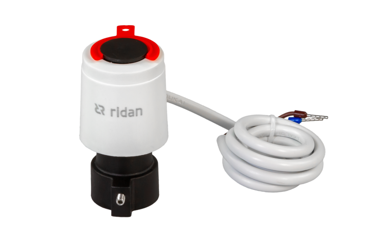Ridan - 088H3110R - Термоэлектрический привод Ridan TWA-AR, 24V, NC нормально закрытый