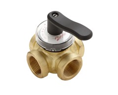 Danfoss - 065Z0407 - Клапан регулирующий поворотный HRB 3, Ду25, Kvs=10