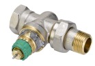 Danfoss - 013G7714 - Клапан RA-DV для двухтрубной насосной системы отопления прямой, никелированный dy 15