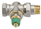 Danfoss - 013G7714 - Клапан RA-DV для двухтрубной насосной системы отопления прямой, никелированный dy 15