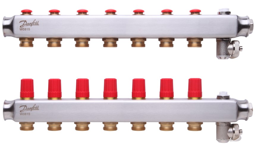 Danfoss - 088U0807 - Коллекторы SSM-7 для 7 контуров