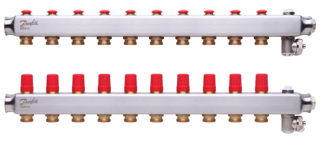 Danfoss - 088U0810 - Коллекторы SSM-10 для 10 контуров