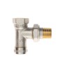 Ridan - 083L0753R - LV KA Ду20 Клапан запорный с функцией дренажа, никелированный, угловой
