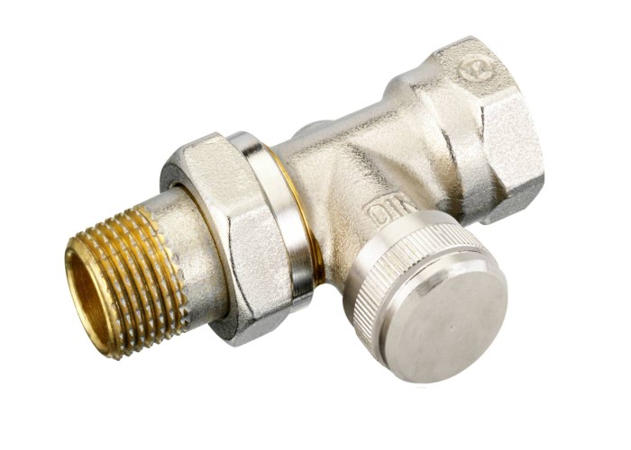 Ridan - 083L0552R - LV KA Ду15 Клапан запорный с функцией дренажа, никелированный, прямой