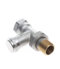 Ridan - 083L0552R - LV KA Ду15 Клапан запорный с функцией дренажа, никелированный, прямой
