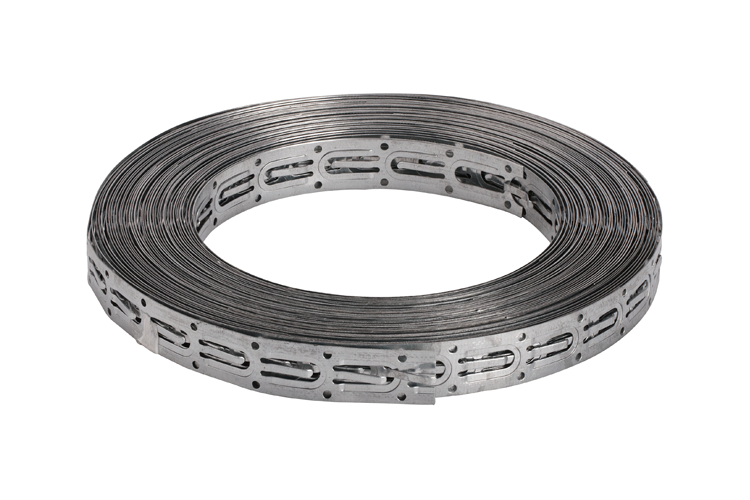 ДЕВИ - 19808236R - Лента монтажная оцинкованная (0,021 х 25 м) для крепления резистивных кабелей. Кратность шага укладки кабеля 2,5 см