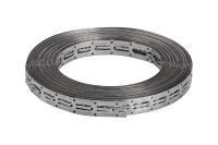 ДЕВИ - 19808236R - Лента монтажная оцинкованная (0,021 х 25 м) для крепления резистивных кабелей. Кратность шага укладки кабеля 2,5 см