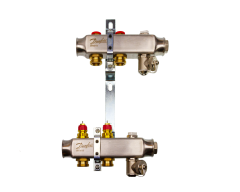 Danfoss - 088U0972 - Комплект коллекторов SSM-2 с кронштейнами для 2 контуров