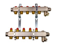 Danfoss - 088U0975 - Комплект коллекторов SSM-5 с кронштейнами для 5 контуров