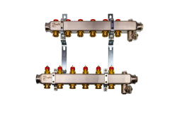 Danfoss - 088U0976 - Комплект коллекторов SSM-6 с кронштейнами для 6 контуров