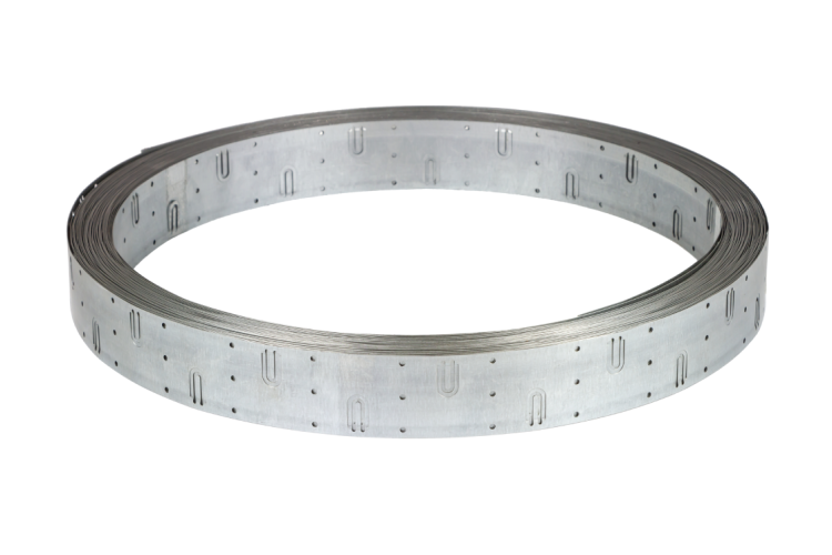 ДЕВИ - 19808197 - Лента двойная монтажная оцинкованная (0,05 х 50 м) специальная для крепления резистивных кабелей