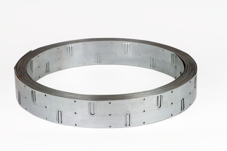 ДЕВИ - 19808183 - Лента двойная монтажная оцинкованная (0,065 х 25 м)  специальная для крепления саморегулирующихся кабелей