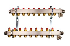 Danfoss - 088U0979 - Комплект коллекторов  SSM-9 с кронштейнами для 9 контуров