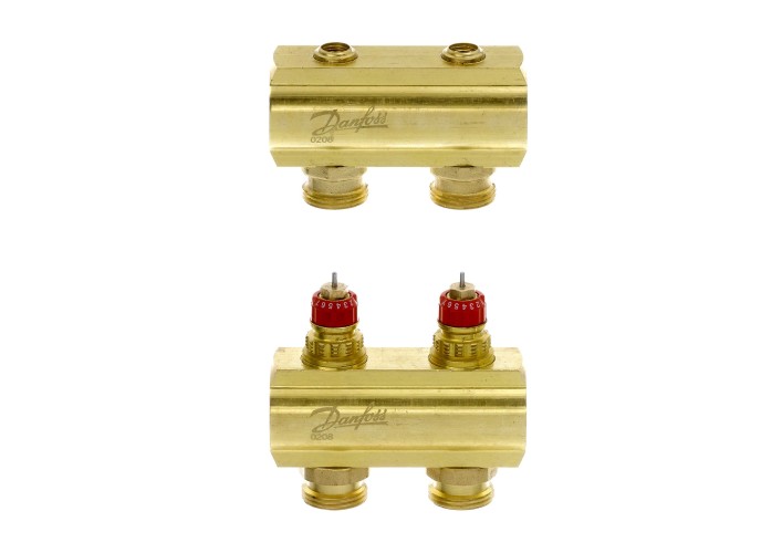 Danfoss - 088U0502 - Коллекторы FHF-2 для 2 контуров