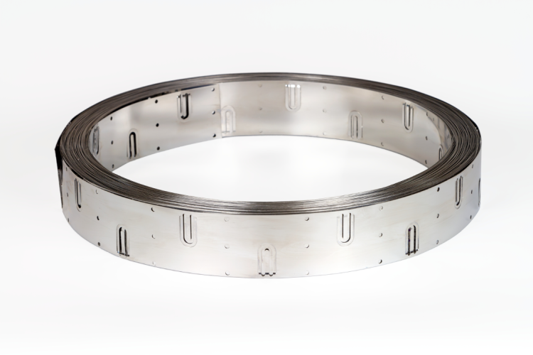 ДЕВИ - 19808175 - Лента двойная монтажная нержавеющая (0,065 х 50 м) специальная для крепления саморегулирующихся кабелей